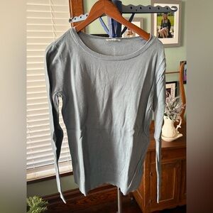 LOFT Soft Blue Crew Neck Sweater